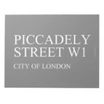 piccadely Street  Notepads