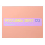 pescadora sreet  Notepads