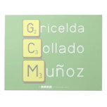 Gricelda
 Collado
 Muñoz  Notepads
