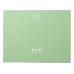 hi.
 
 
 hm  Notepads