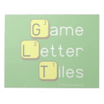 Game Letter Tiles  Notepads