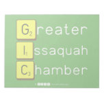Greater
 Issaquah
 Chamber  Notepads