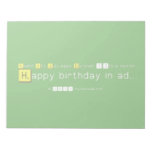 Yeah!!! It's July again. Durotym 13th is clicking    
    Happy birthday in ad..  Notepads