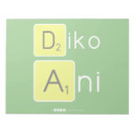 Diko
 Ani
   Notepads