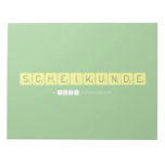scheikunde  Notepads