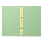 S
 C
 R
 A
 B
 B
 L
 E  Notepads