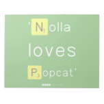 'Nolla 
 loves
 Popcat'  Notepads