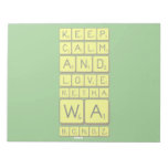keep
 calm
 and
 love
 Retha
 wa
 Bongz  Notepads