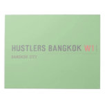 hustlers bangkok  Notepads