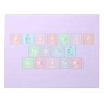Periodic
 Table
 Writer  Notepads