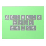 Periodic
 Table
 Writer  Notepads