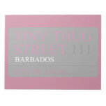Tiny Thug Street  Notepads