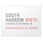 South  harrow  Notepads