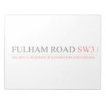 Fulham road  Notepads
