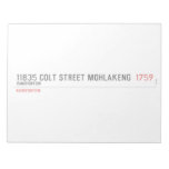 11835 Colt Street Mohlakeng   Notepads