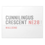 Cunnilingus  crescent  Notepads