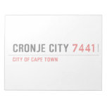 Cronje City  Notepads