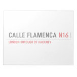 Calle Flamenca  Notepads