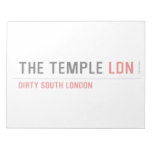 The Temple  Notepads