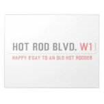 Hot Rod Blvd.  Notepads