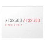 XTS2500  Notepads