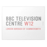 BBC TELEVISION CENTRE  Notepads