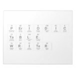 Periodic Table Writer  Notepads