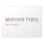 Merthyr Tydfil  Notepads