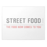 Street food  Notepads