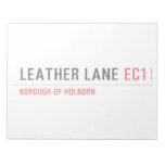 Leather Lane  Notepads