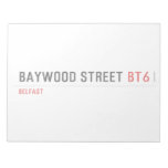 Baywood Street  Notepads