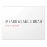 Meadowlands Road  Notepads