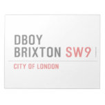 DBOY BRIXTON  Notepads