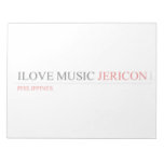ilove music  Notepads