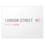 London street   Notepads