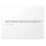 Tory Burqa Cover-up close  Notepads