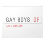 Gay boys   Notepads
