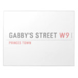 gabby's street  Notepads