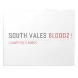 South Vales  Notepads