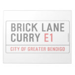 Brick Lane Curry  Notepads