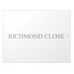 Richmond close  Notepads