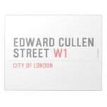 Edward Cullen Street  Notepads
