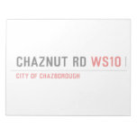 Chaznut rd  Notepads