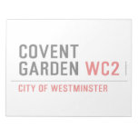 COVENT  GARDEN  Notepads