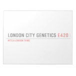 London city genetics  Notepads