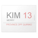 KIM  Notepads