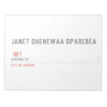 JANET OHENEWAA OPAREBEA     Notepads