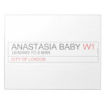 ANASTASIA BABY  Notepads