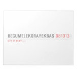 BEGUMELEKORAYEKBAS  Notepads