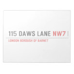 115 DAWS LANE  Notepads